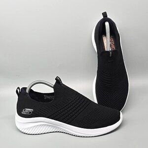 Skechers Ultra Flex 3.0 Classy Charm Slip on Black #149855 Women's Size 8.5